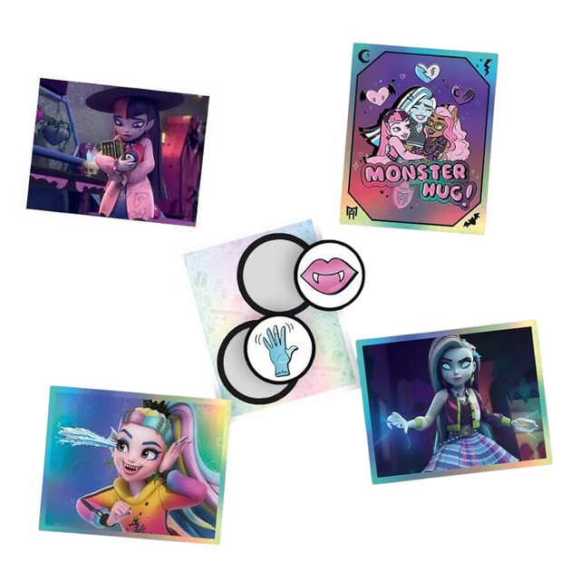 Набір колекційних карток Panini Monster High - Mini Blister Stickers 105906 (8051708011012) - зображення 4