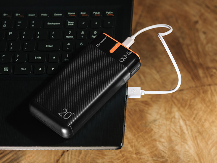 Powerbank Tracer EnerGen 20000mAh Black/Orange (TRABAT47516) - obraz 10