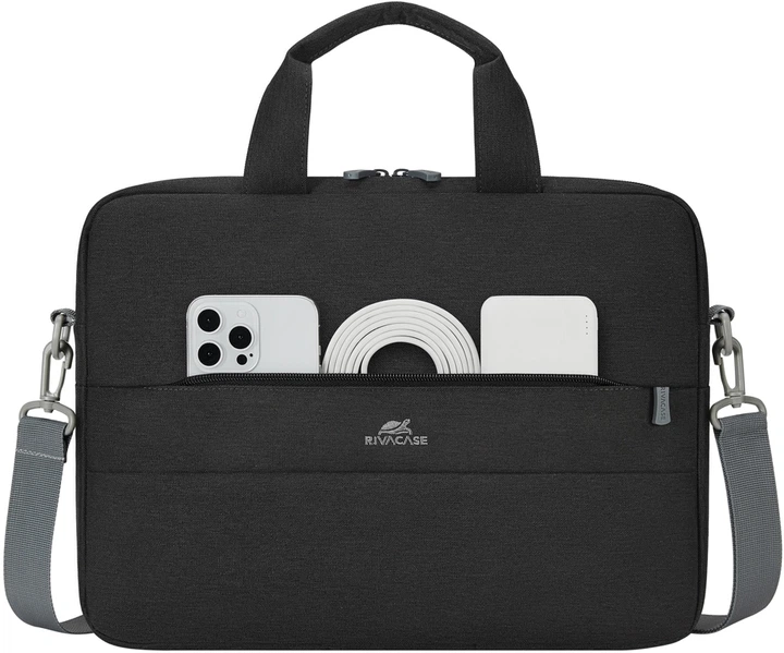 Сумка для ноутбука RIVACASE Prater 7522 14" Black (7522 (Black)) - Фото 7 Сумка для ноутбука RIVACASE Prater 7522 14" Black (7522 (Black)) - изображение 7
