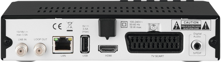 Dekoder TechniSat HD-S 261 DVB-S Receiver Black (0000/4814) - obraz 4