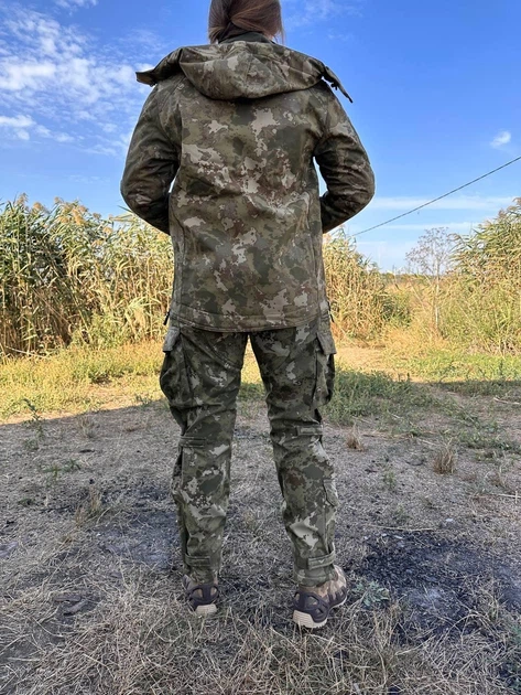 Куртка тактична камуфляж Жіноча COMBAT Soft-Shell камуфляж ЗСУ S L - зображення 8