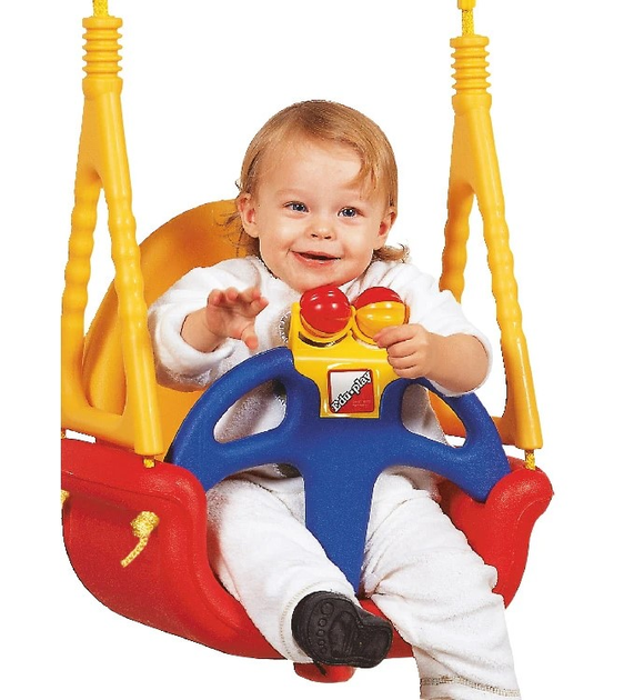 Гойдалка дитяча Ricokids з бряскальцем 3 в 1 421 (5902596153465) - зображення 4