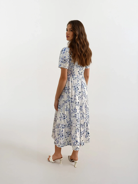 Сукня міді триярусна Wear me XL Білий (14_25_428_11085) - Фото 2 Сукня міді триярусна Wear me XL Білий (14_25_428_11085) - изображение 2