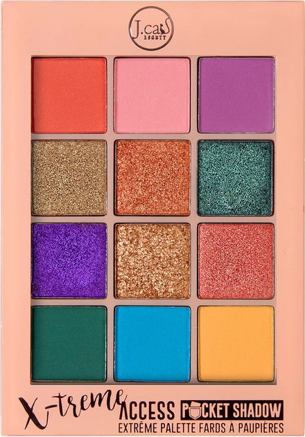 Палетка тіней для очей J.Cat Beauty X-Treme Access Pocket Shadow 103 Pops of Paparazzi 10 г (648260422158) - зображення 1