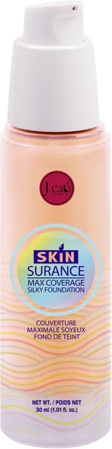 Тональна основа для обличчя J.Cat Beauty Skinsurance Max Coverage Silky 104 Ivory 30 мл (648260425470) - зображення 1