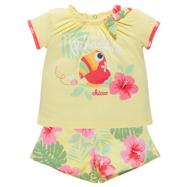 Комплект для девочки Chicco 090.73500.044 62 см Желтый - Фото 1 Комплект для девочки Chicco 090.73500.044 62 см Желтый - изображение 1