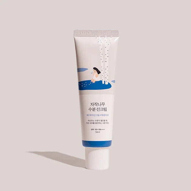 Солнцезащитный крем Round Lab Birch Juice Moisturizing Suncreen SPF 50+ PA++++ spf 50 мл - изображение 2