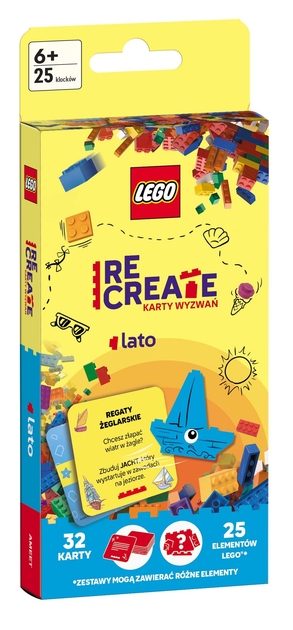Ігровий набір Ameet Lego Recreate Картки викликів Літо ACP-6606 (9788325346225) - зображення 1
