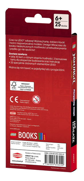 Ігровий набір Ameet Lego Recreate Картки викликів Пригоди ніндзя ACP-6701 (9788325346249) - зображення 3
