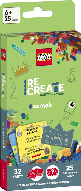 Zestaw zabawkowy Ameet Lego Recreate karty wyzwań Zamek ACP-6607 (9788325346232) - obraz 1
