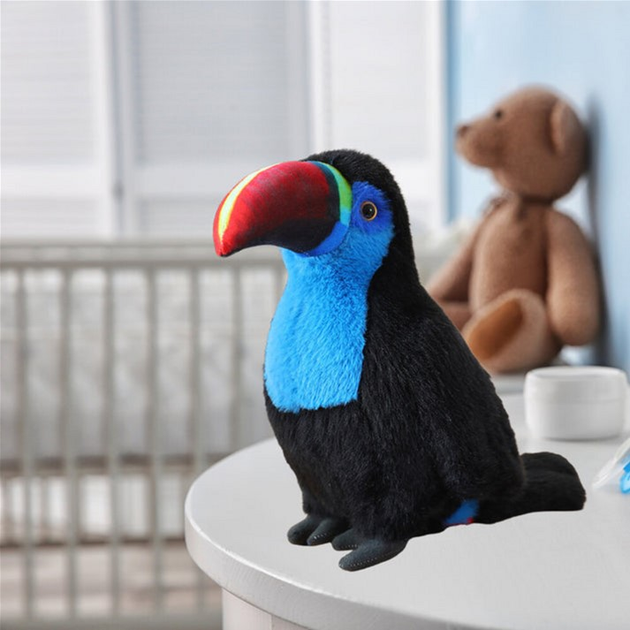 М'яка іграшка Lean Toys Тукан Блакитний 40 см 13820 (5905991033127) - зображення 2