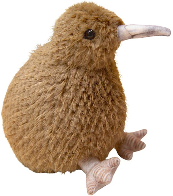 Maskotka-przytulanka Lean Toys Ptak Kiwi Jasnobrązowy 17 cm 13841 (5905991033325) - obraz 1