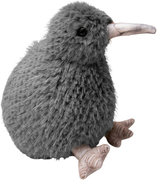 Maskotka-przytulanka Lean Toys Ptak Kiwi Szary 21 cm 13844 (5905991033356) - obraz 1