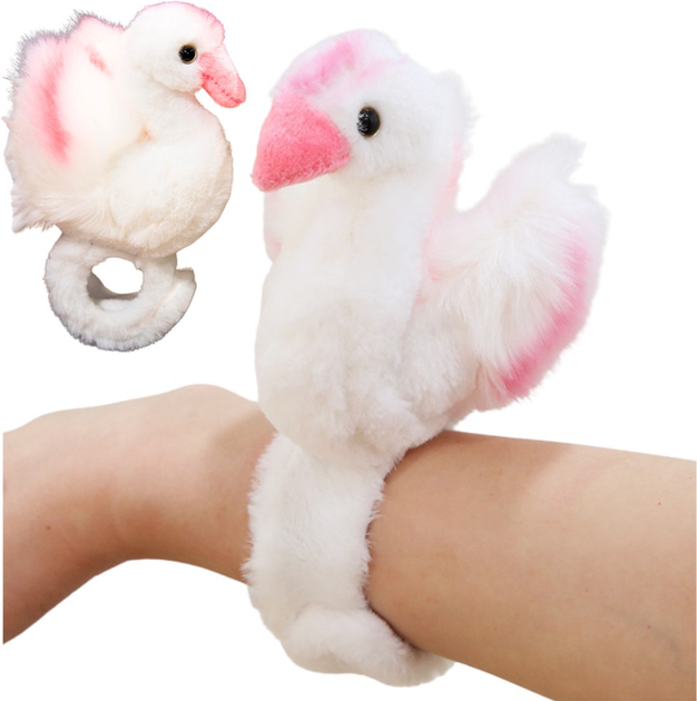 Maskotka-bransoletka Lean Toys Łabędź Biały 13938 (5905991033882) - obraz 2