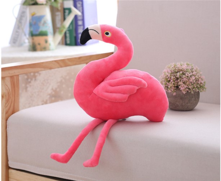 М'яка іграшка Lean Toys Фламінго Рожевий 25 см 16397 (5905679079072) - зображення 2