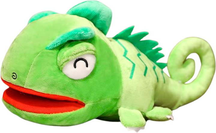 Maskotka-pacynka Lean Toys Smok Zielony 30 cm 16404 (5905679079140) - obraz 1