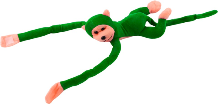 М'яка іграшка Lean Toys Мавпа зі звуком Зелена 80 см 16820 (5905884451373) - зображення 2