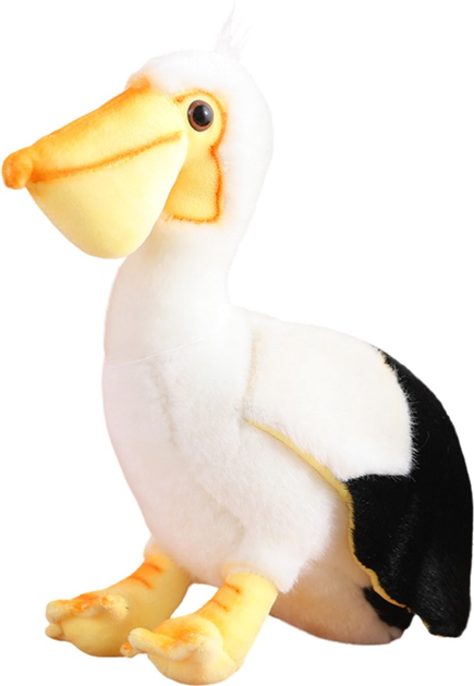 Maskotka-przytulanka Lean Toys Ptak Pelikan Biały 24 cm 22177 (5905991045335) - obraz 1