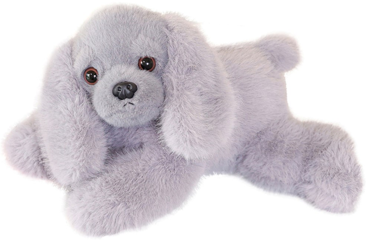 Maskotka Lean Toys Cocker Spaniel z obciążonymi łapami Szary 30 cm 22436 (5905991047926) - obraz 1