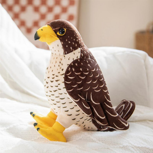 М'яка іграшка Lean Toys Сокіл Коричневий 30 см 22472 (5905991048282) - зображення 2