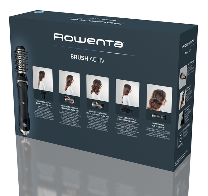 Фен-щітка Rowenta Renewal Brush Active UB9540F0 - зображення 13