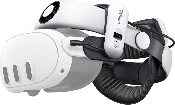 Ремінець BoboVR S3 Pro Super Strap + B100 external battery для Meta Quest 3 (6937267000372) - зображення 1