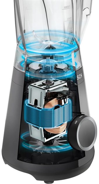Blender Bosch MMB 6141B Czarny - obraz 3
