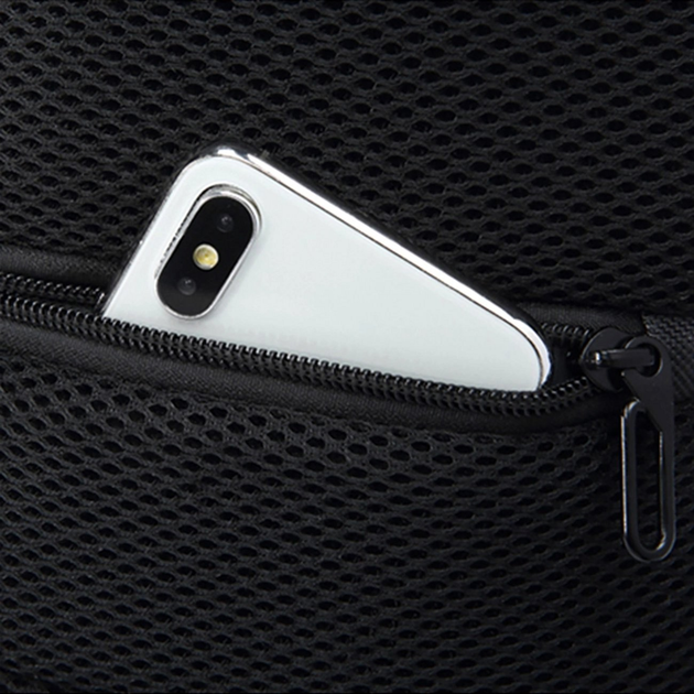 Torba rowerowa Wozinsky Premium Single Shoulder Anti-Theft with Organizer and USB Black (5907769372186) - obraz 6