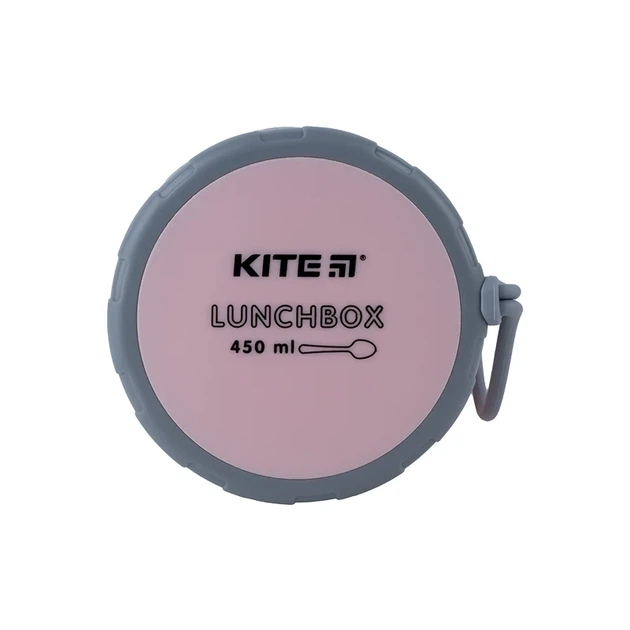 Ланчбокс круглий Kite K23-187-3, 450 мл, рожевий - изображение 8