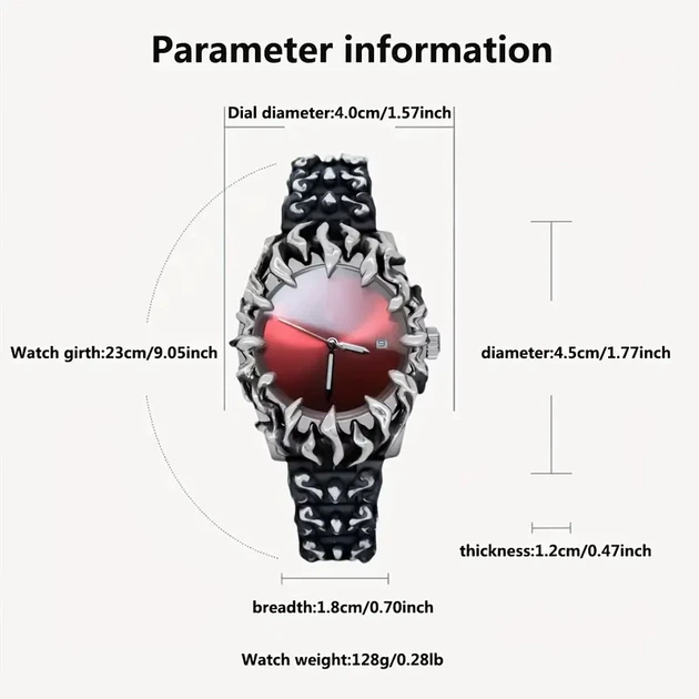 Годинник Alabaster Psychodelic Red Pintime - изображение 3
