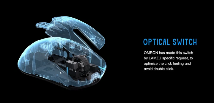 Миша бездротова Lamzu Maya X 8K Purple Shadow – фото, отзывы