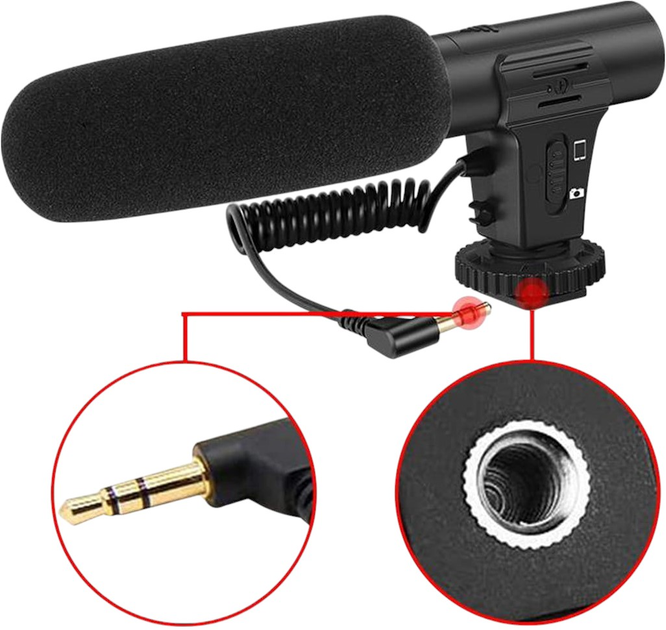 Zestaw blogera Platinet mikrofon + lampa LED + tripod + uchwyt to telefonu (PMVG4IN1) - obraz 5
