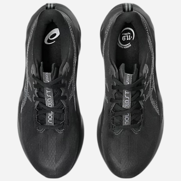 Чоловічі кросівки для бігу ASICS Novablast 5 1011B974-002 43.5 (9.5US) Чорні (4570158208215) - зображення 6