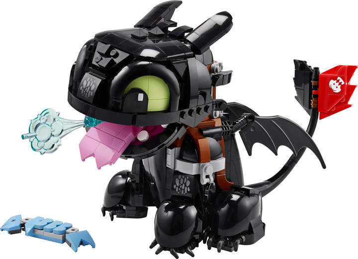 Klocki konstrukcyjne LEGO Icons Jak wytresować smoka: Szczerbatek 784 elementy (10375) - obraz 5