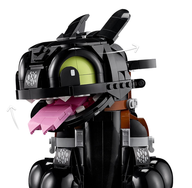 Klocki konstrukcyjne LEGO Icons Jak wytresować smoka: Szczerbatek 784 elementy (10375) - obraz 7