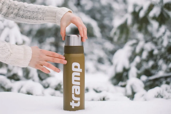 Термос Tramp Expedition Line 0,9 л оливковый TRC-027-olive - изображение 8