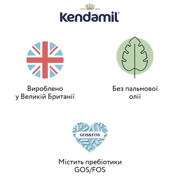 Суміш суха молочна Kendamil проти коліків (0-12 міс) 800 г - изображение 3
