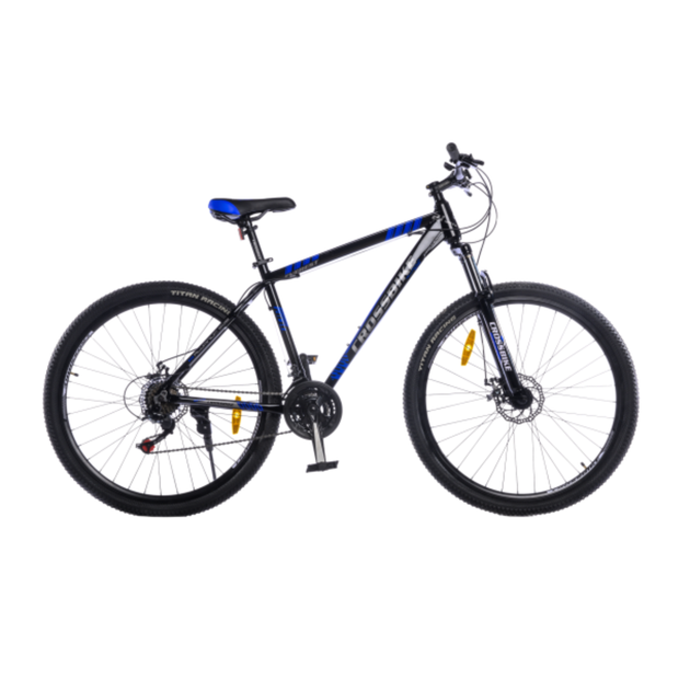 Велосипед CrossBike 29" Everest 2025 Рама-21" black-blue - Фото 1 Велосипед CrossBike 29" Everest 2025 Рама-21" black-blue - зображення 1