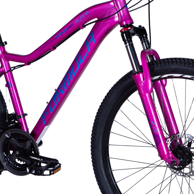 Велосипед AL 27.5" Formula ALPINA DD FR рама-16" рожево-синій 2025 - зображення 6