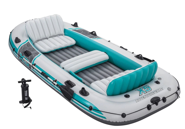 Надувний човен Bestway Hydro-Force Adventure Elite X5 364 x 166 см 65159 (6941607357996) - зображення 2