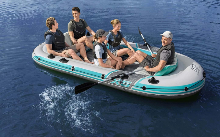 Надувний човен Bestway Hydro-Force Adventure Elite X5 364 x 166 см 65159 (6941607357996) - зображення 8