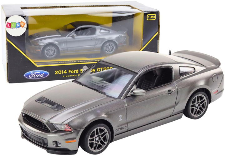 Auto Lean Toys Ford Shelby GT500 z napędem 1:24 Srebrne (13784) (5905515359429) - obraz 2
