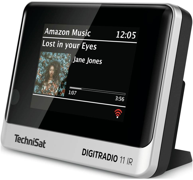 Odbiornik radiowy TechniSat Digitradio 11 IR DAB+ Black-Silver (0000/3958) - obraz 4