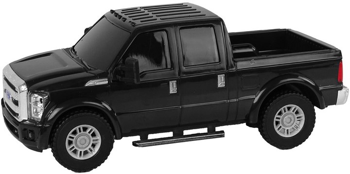 Samochód Lean Toys Ford F350 Pick Up z napędem frykcyjnym 1:28 Czarny (13822) (5905515359467) - obraz 3
