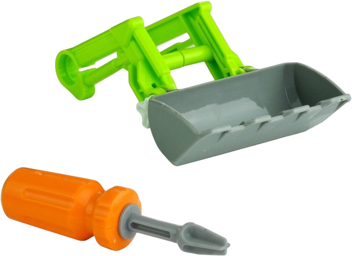 Traktor Lean Toys z otwieraną przyczepą 43 cm Zielony (3553) (5902808156536) - obraz 6