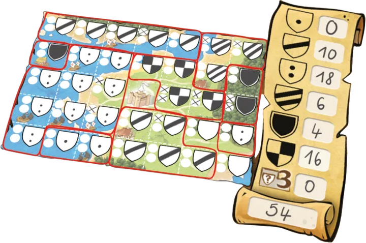 Gra planszowa Blue Orange Kingdomino Duel (3664824000591) - obraz 4