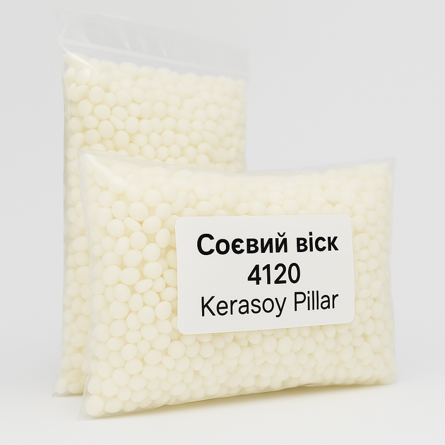 Соєвий віск 4120 Kerasoy Pillar Проміс-Плюс by Kerax для молдів 1 кг - зображення 3