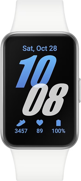 Smartwatch Samsung Galaxy Fit3 Srebrny (SM-R390NZSAEUB) (R7AX601Z1CT) - Outlet - obraz 2