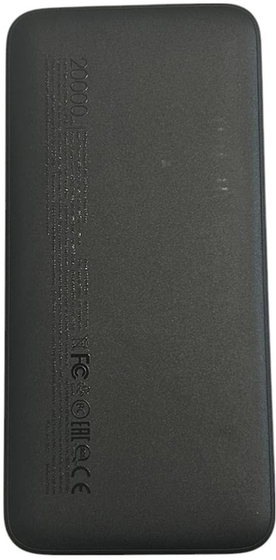 Powerbank Xiaomi Redmi PowerBank 20000 mAh Fast Charge 18W PB200LZM Black (VXN4304GL) (26922/11690450) - Outlet - obraz 2