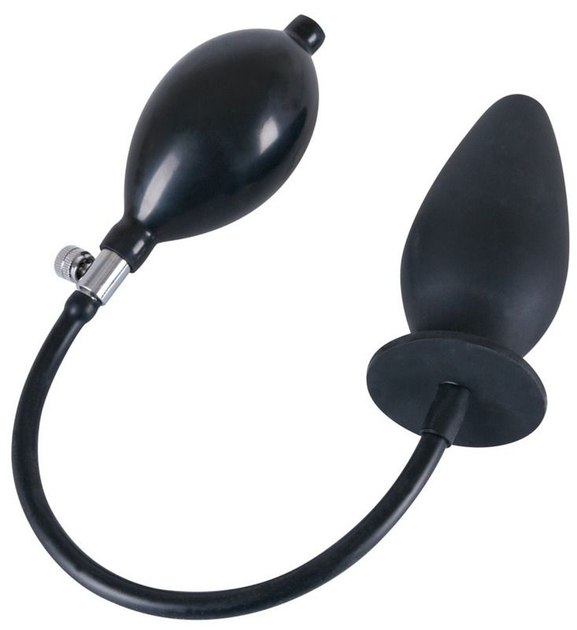Надувная анальная пробка You2Toys True Black Anal Inflatable Silicone Plug (17631000000000000) - изображение 4